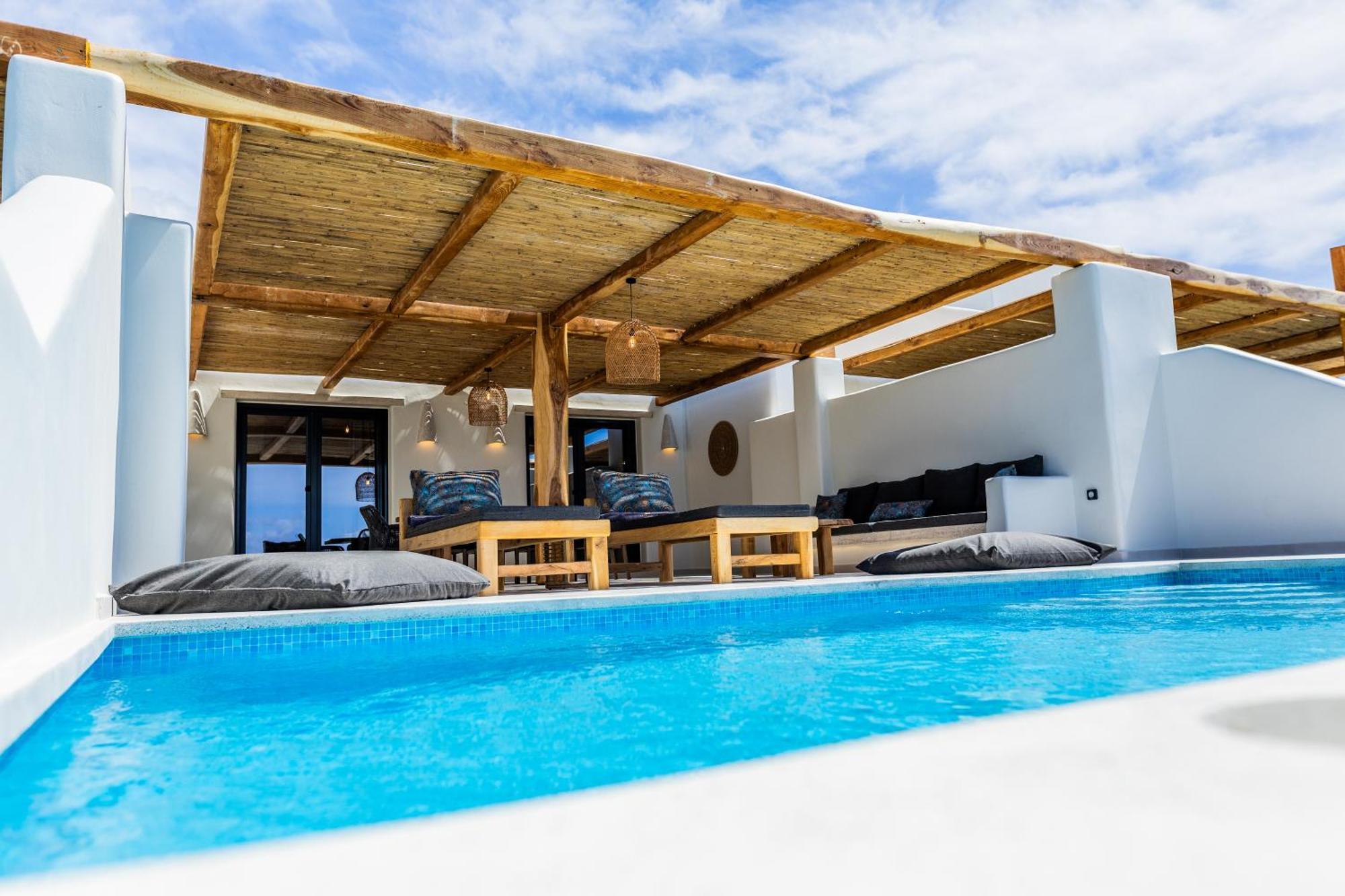 La Grande Vue-Private Hilltop Villas With Private Pools Vivlos Exterior photo