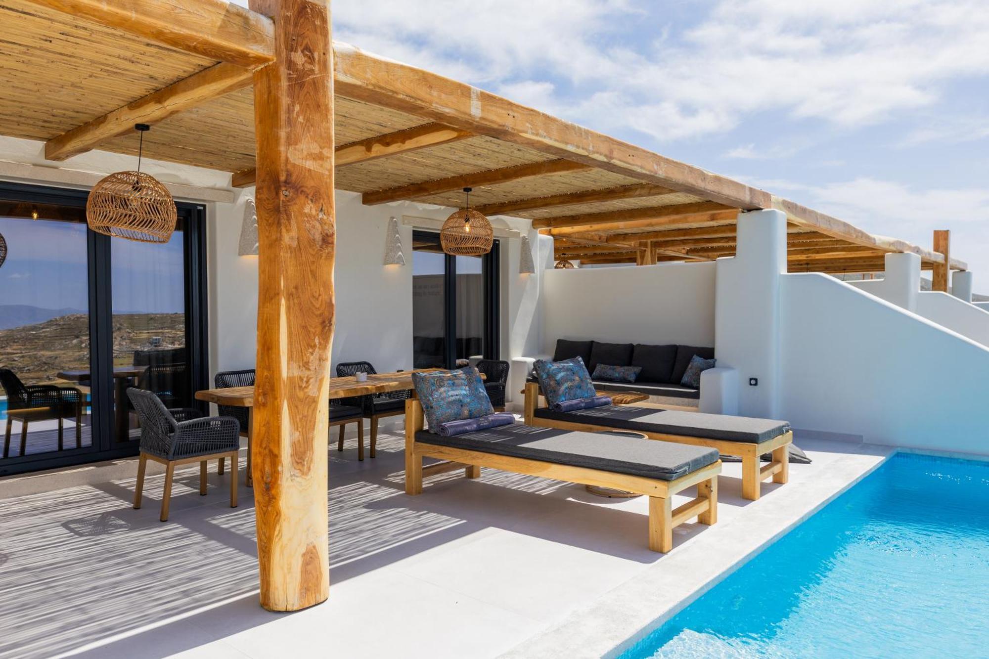 La Grande Vue-Private Hilltop Villas With Private Pools Vivlos Exterior photo