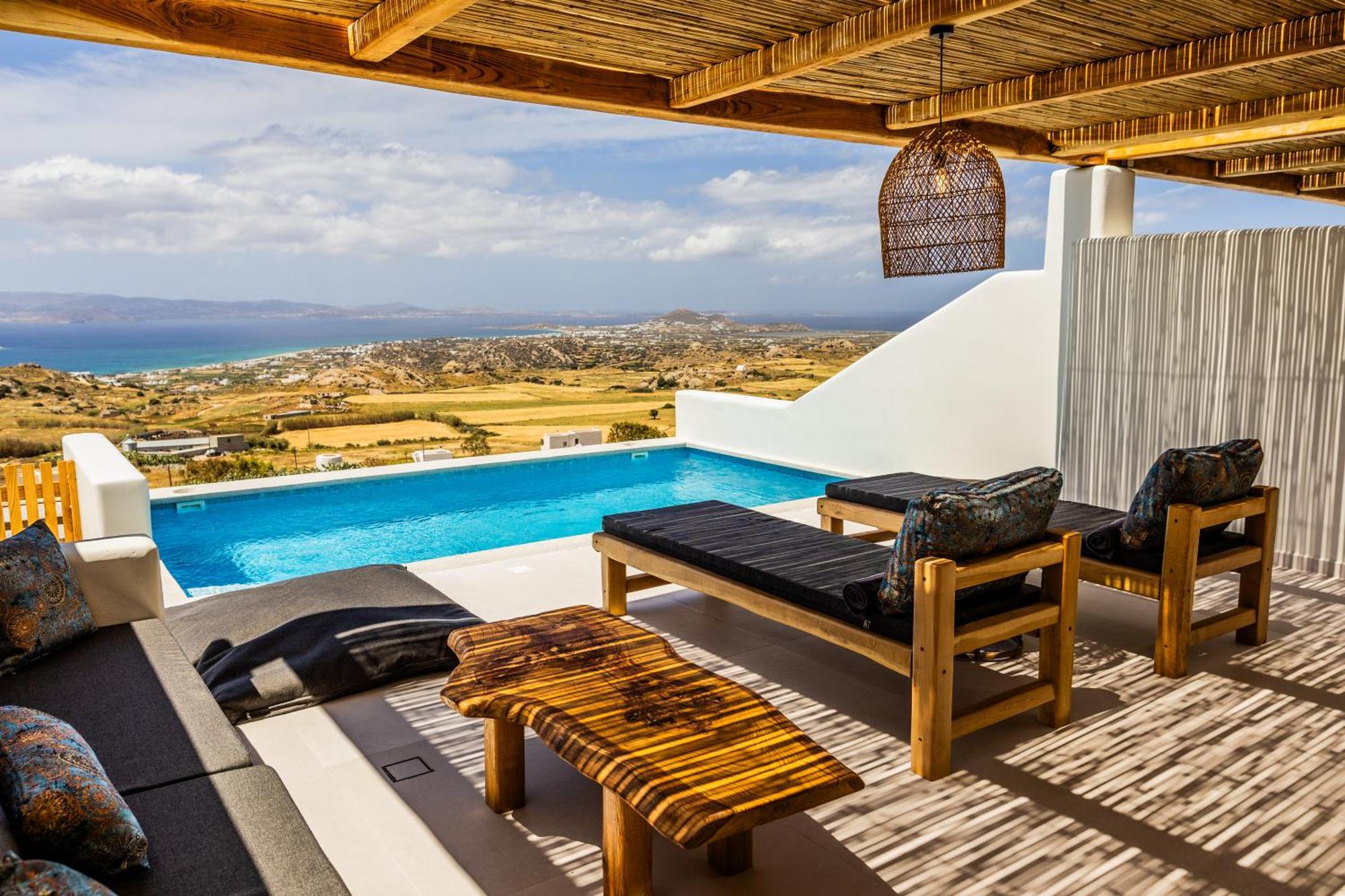 La Grande Vue-Private Hilltop Villas With Private Pools Vivlos Exterior photo